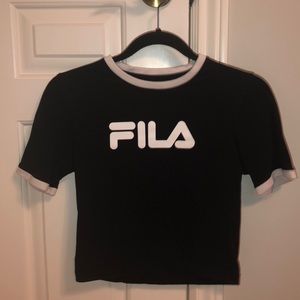 Fila crop t shirt